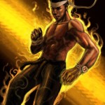 Bruce Leroy Glowing Artwork by Lalilulelo