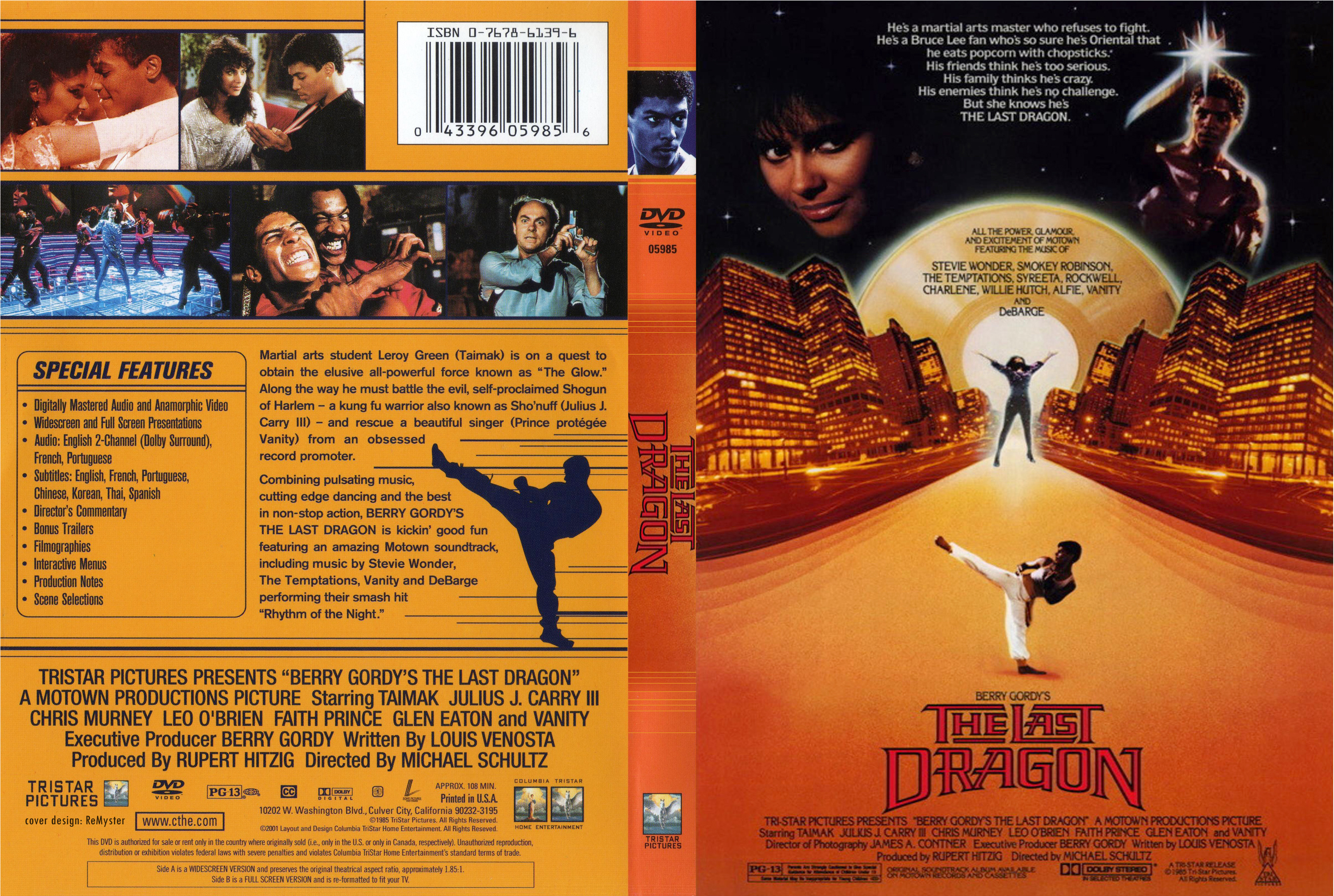 First Look at New Cover Art of The Last Dragon Blu-Ray in Sony Official